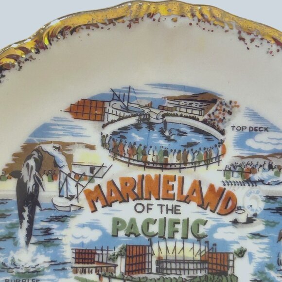 Marineland Of the Pacific California Ceramic Souvenir Plate - Picture 8 of 9